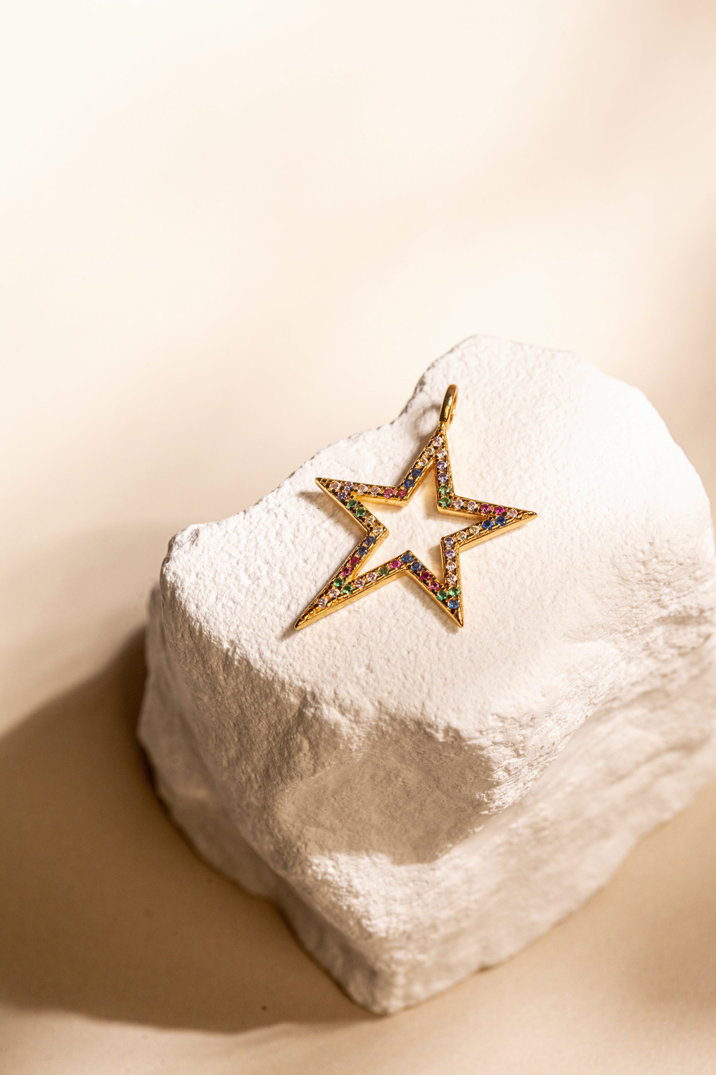 Mio Atelier Asymmetric Rainbow Star Charm